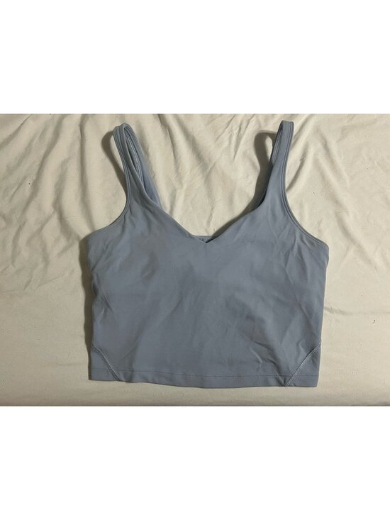 Lululemon Tops - Lululemon Light Blue Align Tank Cropped Size 8